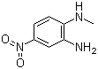N1-甲基-4-硝基苯-1,2-二胺分子结构 (CAS 41939-61-1)