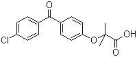 非诺贝特酸分子结构 (CAS 42017-89-0)