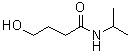 4-羟基-N-(1-甲基乙基)丁酰胺分子结构 (CAS 42042-66-0)