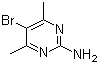 structure of CAS# 4214-57-7, 2-氨基-5-溴-4,6-二甲基嘧啶