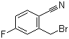 2-氰基-5-氟溴苄分子结构 (CAS 421552-12-7)