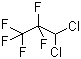 structure of CAS# 422-56-0, 3,3-Dichloro-1,1,1,2,2-pentafluoropropane
