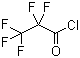 structure of CAS# 422-59-3, Pentafluoropropionyl chloride