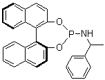 structure of CAS# 422509-53-3, (11bS)-N-(1-苯基乙基)-联萘并[2,1-d:1',2'-f][1,3,2]二氧磷杂七环-4-胺