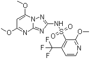 甲氧磺草胺分子结构 (CAS 422556-08-9)