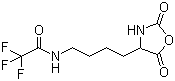 structure of CAS# 42267-27-6, N-(4-(2,5-Dioxo-4-oxazolidinyl)butyl)-2,2,2-trifluoroacetamide