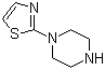 1-(噻唑-2-基)哌嗪分子结构 (CAS 42270-37-1)