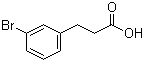 3-(3-溴苯基)丙酸分子结构 (CAS 42287-90-1)
