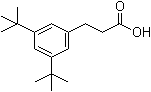 structure of CAS# 42288-01-7, 3,5-二叔丁基苯丙酸