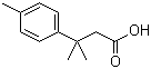 structure of CAS# 42288-08-4, 3-甲基-3-(4-甲基苯基)丁酸