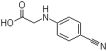 N-(4-氰基苯基)甘氨酸分子结构 (CAS 42288-26-6)