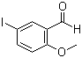 structure of CAS# 42298-41-9, 2-Methoxy-5-iodobenzaldehyde
