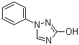 structure of CAS# 4231-68-9, 3-Hydroxy-1-phenyl-1,2,4-triazole