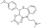 structure of CAS# 42399-41-7, 地尔硫卓