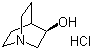 (R)-3-奎宁环醇盐酸盐分子结构 (CAS 42437-96-7)