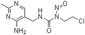 CAS # 42471-28-3, Nimustine, 1-((4-Amino-2-methylpyrimidin-5-yl)methyl)-3-(2-chloroethyl)-3-nitrosourea