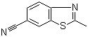 structure of CAS# 42474-60-2, 2-甲基-6-氰基苯并噻唑