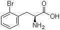 structure of CAS# 42538-40-9, L-2-Bromophenylalanine