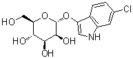 6-氯-1H-吲哚-3-基 alpha-D-吡喃甘露糖苷分子结构 (CAS 425427-88-9)