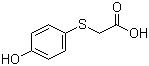 2-(4-羟基苯基)硫基乙酸分子结构 (CAS 42580-38-1)