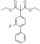 CAS 登录号：42771-81-3, (2-氟[1,1'-联苯]-4-基)甲基丙二酸二乙酯