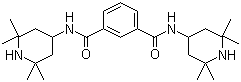 structure of CAS# 42774-15-2, N,N'-Bis(2,2,6,6-tetramethyl-4-piperidinyl)-1,3-benzenedicarboxamide