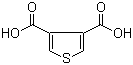 structure of CAS# 4282-29-5, 3,4-噻吩二羧酸
