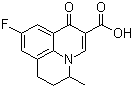 氟甲喹分子结构 (CAS 42835-25-6)