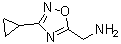 3-环丙基-1,2,4-恶二唑-5-甲胺分子结构 (CAS 428507-31-7)