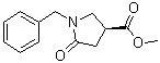 structure of CAS# 428518-44-9, (3S)-5-氧代-1-(苯基甲基)-3-吡咯烷羧酸甲酯