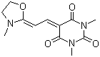 1,3-二甲基-5-[2-(3-甲基恶唑烷-2-亚基)乙亚基]嘧啶-2,4,6-三酮分子结构 (CAS 428519-06-6)