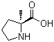 structure of CAS# 42856-71-3, (S)-2-甲基脯氨酸