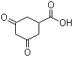3,5-二氧代环己烷羧酸分子结构 (CAS 42858-60-6)