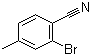 2-溴-4-甲基苄腈分子结构 (CAS 42872-73-1)