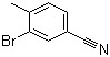 structure of CAS# 42872-74-2, 3-溴-4-甲基苯甲腈