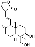 structure of CAS# 42895-58-9, 11,12-Didehydro-14-deoxyandrographolide