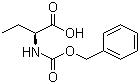 structure of CAS# 42918-86-5, (S)-2-(苄氧羰基氨基)丁酸