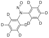 structure of CAS# 42952-91-0, N-Nitrosodiphenylamine-d10