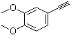 structure of CAS# 4302-52-7, 3',4'-二甲氧基苯乙炔