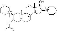 17-Hydroxypancuronium分子结构 (CAS 43021-45-0)