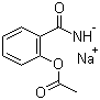 2-(乙酰氧基)苯甲酰胺单钠盐分子结构 (CAS 43023-70-7)
