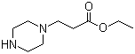 structure of CAS# 43032-38-8, 3-(哌嗪-1-基)丙酸乙酯