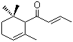 structure of CAS# 43052-87-5, 1-(2,6,6-三甲基-2-环己烯-1-基)-2-丁烯-1-酮