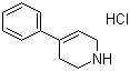 4-苯基-1,2,3,6-四氢吡啶盐酸盐分子结构 (CAS 43064-12-6)