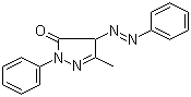 CAS # 4314-14-1, Solvent Yellow 16, C.I. 12700, 2,4-Dihydro-5-methyl-2-phenyl-4-(phenylazo)-3H-pyrazol-3-one), 1-Phenyl-3-methyl-4-phenylazo-5-pyrazolone, 3-Methyl-1-phenyl-4-(phenylazo)-pyrazol-5-ol, 4-Phenylazo-1-phenyl-3-methyl-5-pyrazolone