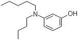 N,N-二丁基间氨基苯酚分子结构 (CAS 43141-69-1)