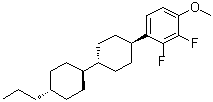 structure of CAS# 431947-34-1, 2,3-二氟-1-甲氧基-4-[(反式,反式)-4'-丙基[1,1'-联环己烷]-4-基]苯