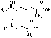 structure of CAS# 4320-30-3, L-精氨酸 L-谷氨酸