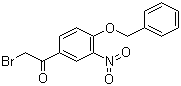 structure of CAS# 43229-01-2, 3'-硝基-4'-苄氧基-2-溴苯乙酮