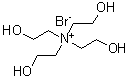 structure of CAS# 4328-04-5, 溴化四乙醇铵